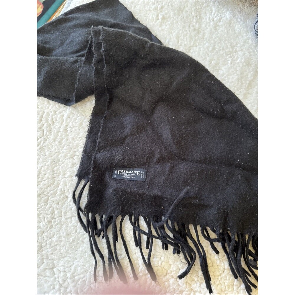 Cashmaire Women’s Black Scarf‎ One Size